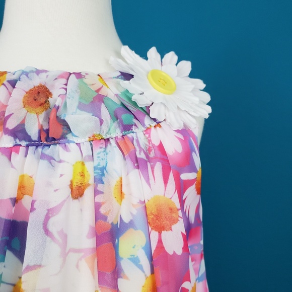 🆕️🎈😊 LITTLE ANGELS by US Angels Trapeze Daisy Dress // (CHILD) // (NWT) - Picture 2 of 5